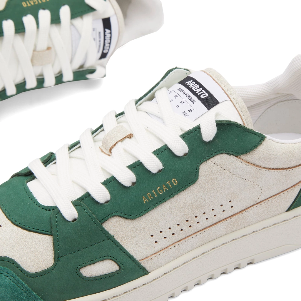 Axel Arigato Men's Dice Lo Sneaker White/Kale Green